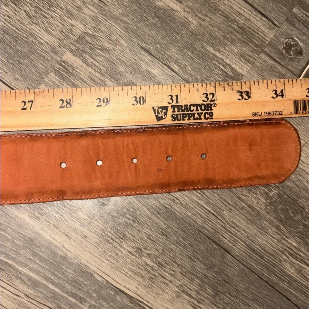 Vintage Abercrombie & Fitch Y2K wide leather belt